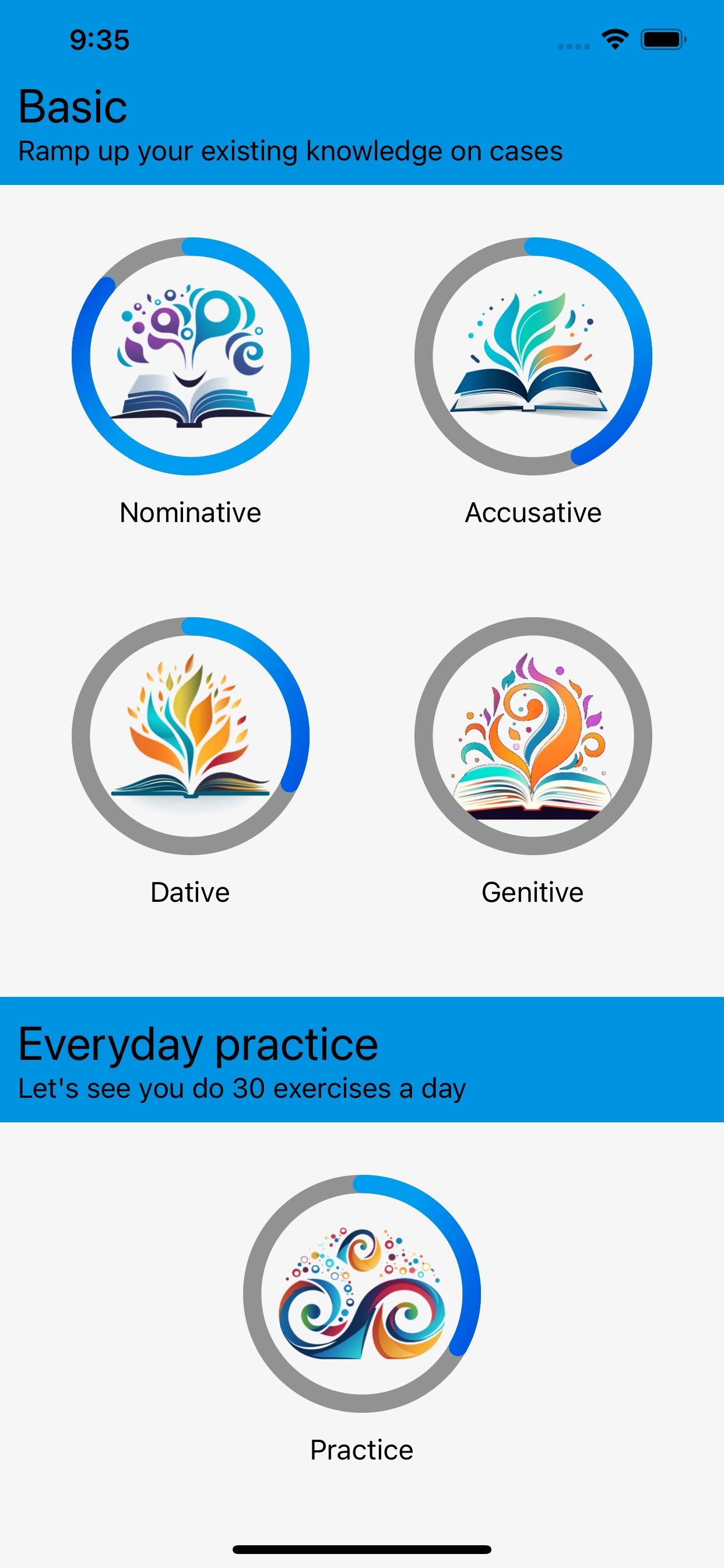 Screenshot of Grammatik Gym 1